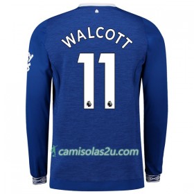 Camisolas de Futebol Everton Walcott 11 Equipamento Principal 2018/19 Manga Comprida